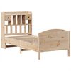 vidaXL Lit bibliothèque sans matelas 90x200 cm bois de pin massif