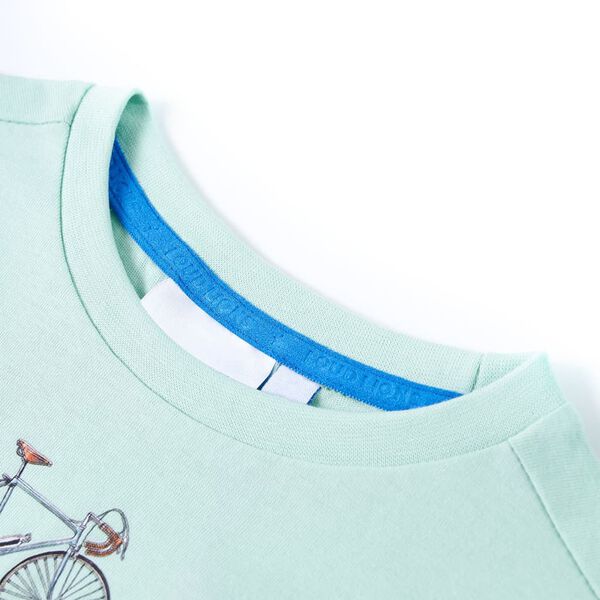 T-shirt pour enfants menthe claire 128