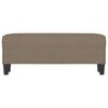 vidaXL Banc Taupe 100x35x41 cm Tissu