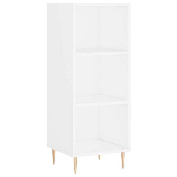 vidaXL Buffet blanc 34,5x32,5x90 cm bois d'ing&eacute;nierie