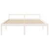 vidaXL Lit pour personne &acirc;g&eacute;e sans matelas 200x200 cm bois pin massif