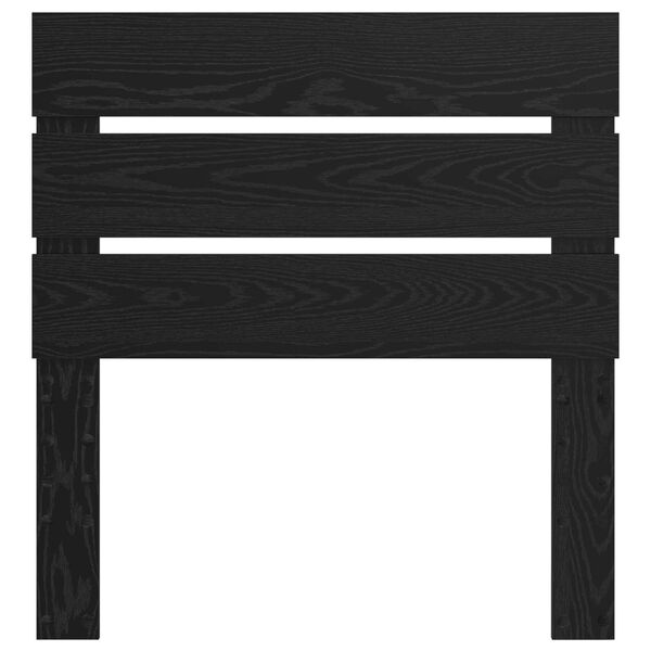 vidaXL T&ecirc;te de lit Ch&ecirc;ne noir 75 cm Bois d'ing&eacute;nierie