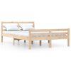 vidaXL Cadre de lit sans matelas bois massif 140x200 cm
