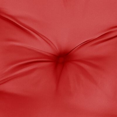 vidaXL Coussins de palette lot de 2 rouge tissu