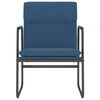 vidaXL Chaise longue Bleu 55x64x80 cm Tissu