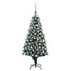 vidaXL Sapin de Noël artificiel Vert 180 cm PVC, Acier et Plastique