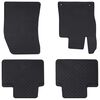 vidaXL Tapis de voiture 4 pcs Noir Compatible avec 308 SW 2021-