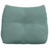 vidaXL Coussin de Dos Vert Mer 60 x 24 x 50 cm Velours