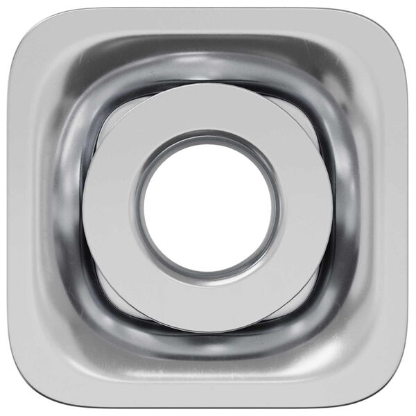 vidaXL Insert de tube filet&eacute; 12 pcs Noir et argent Acier galvanis&eacute;