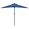 vidaXL Parasol de jardin Azur 294 x 150 x 223 cm Polyester et Acier