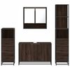vidaXL Ensemble de meubles de salle de bain 4 pcs chêne marron