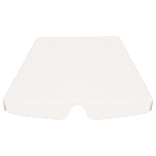 vidaXL Toit de rechange de balan&ccedil;oire blanc 150/130x105/70 cm