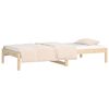 vidaXL Lit de jour sans matelas 90x190 cm bois de pin massif