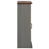 VidaXL Armoire suspendue HALDEN porte coulissante gris 49x22,5x70 cm