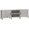 vidaXL Meuble TV gris b&eacute;ton 150x30x50 cm bois d'ing&eacute;nierie