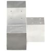 vidaXL Connecteurs de poteau 4pcs Forme en Y Métal galvanisé 101x101mm