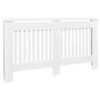 vidaXL Cache-radiateur 152 cm MDF Blanc