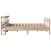 vidaXL Cadre de lit sans matelas 140x200 cm bois massif de pin