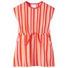 Robe pour enfants avec cordon rose et rouge 92