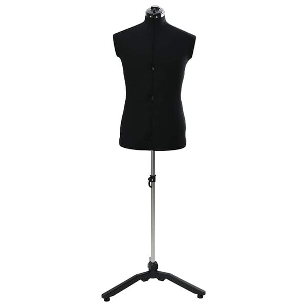 vidaXL Forme de Robe Ajustable Féminine Noir 37.5-45.5 pouces tissu