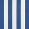 vidaXL Auvent de bistro 400x120 cm Bleu et blanc