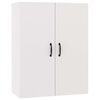 vidaXL Armoire suspendue Blanc 69,5x34x90 cm Bois d'ing&eacute;nierie