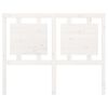 vidaXL Tête de lit Blanc 125,5x4x100 cm Bois massif de pin