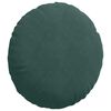 vidaXL Coussins de siège 2 pcs Vert foncé Ø80 x 29 cm Velours