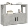 vidaXL Buffet Gris béton 80x30x60 cm Bois d'ingénierie