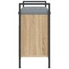 vidaXL Banc &agrave; chaussures ch&ecirc;ne sonoma 65,5x32x57,5cm bois d'ing&eacute;nierie