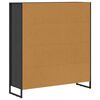 vidaXL Biblioth&egrave;que 2 pcs Ch&ecirc;ne noir 99,5 x 30 x 108 cm