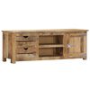 vidaXL Meuble TV 120x30x40 cm Bois massif de manguier