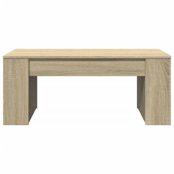 vidaXL Table basse chêne sonoma 102x55x42 cm bois d'ingénierie
