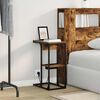 vidaXL Cabinet de chevet Ch&ecirc;ne fum&eacute; 41,5 x 26 x 60,5 cm