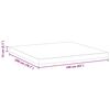 vidaXL Matelas Blanc 160 x 200 cm Mousse Infusée de Gel