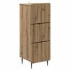 vidaXL Armoire &agrave; tiroirs 33 x 34,5 x 92 cm Bois d'ing&eacute;nierie