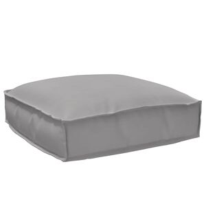 vidaXL Coussin Tissu Oxford Gris 50 x 50 x 12 cm