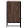 vidaXL Armoire lavabo de salle de bain chêne marron bois d'ingénierie