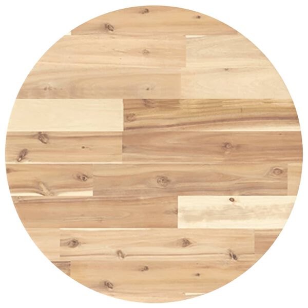 vidaXL Dessus de table rond &Oslash;50x4 cm bois massif d'acacia