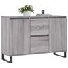 vidaXL Buffet sonoma gris 101,5x35x70 cm bois d'ing&eacute;nierie