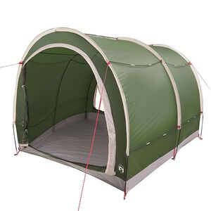 vidaXL Tente de rangement pour vélos avec toit Vert 256 x 222 x 182 cm