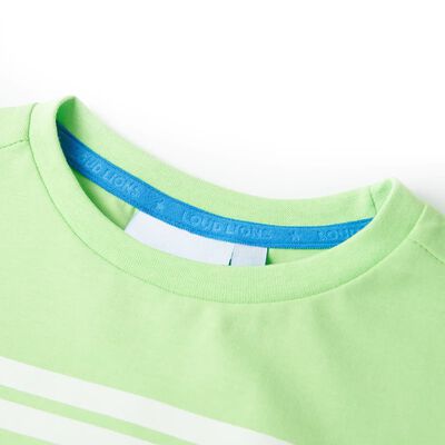 T-shirt pour enfants vert néon 92