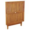 vidaXL Table pliable de jardin 90x90x75 cm bois d'acacia solide