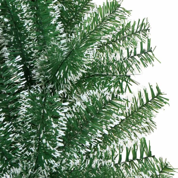 vidaXL Sapin de No&euml;l artificiel avec neige floqu&eacute;e vert 120 cm