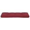 vidaXL Coussin de palette rouge bordeaux 120x40x12 cm tissu