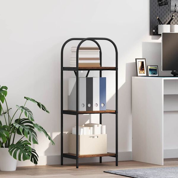 vidaXL &Eacute;tag&egrave;re Bois ancien 40 x 30 x 109 cm Bois d'ing&eacute;nierie