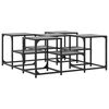 vidaXL Table basse sonoma gris 91x91x40 cm bois d'ingénierie