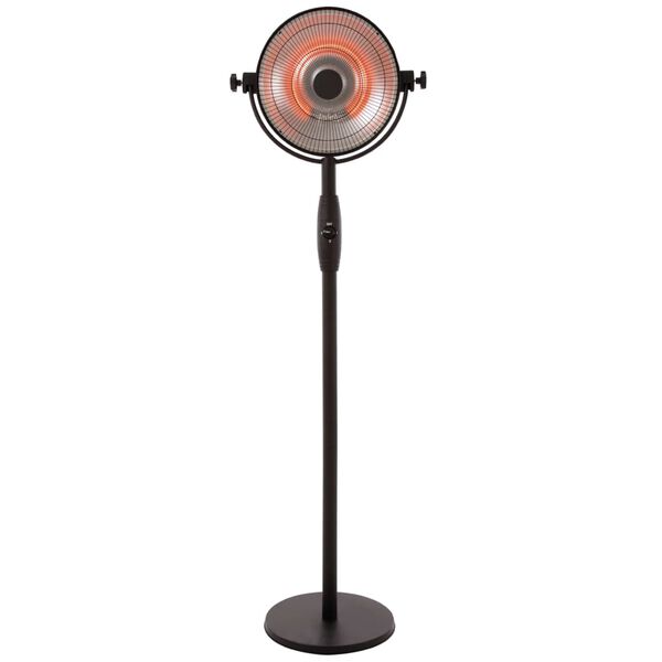 Sunred Chauffage sur pied Retro Sphere 2100 W Halog&egrave;ne Noir RSS16