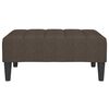 vidaXL Repose-pied Marron 78x56x32 cm Tissu