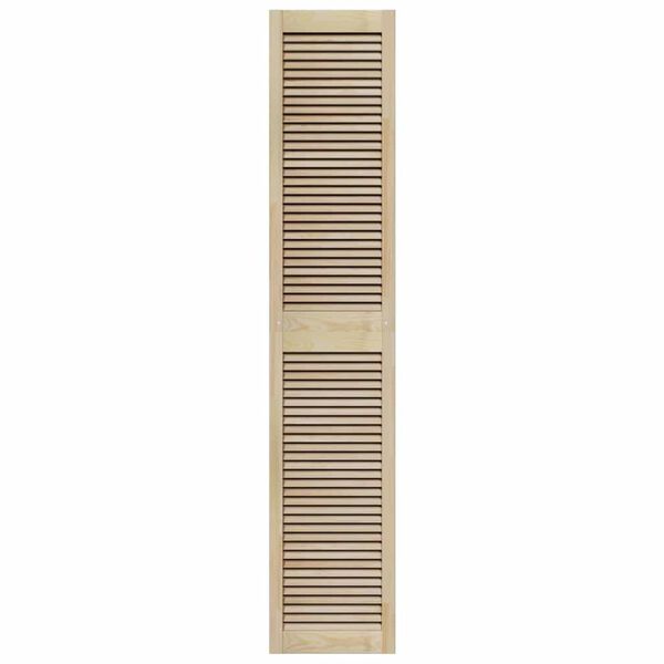vidaXL Porte de Cabinet Naturel 201 x 2,1 x 39,5 cm Bois de pin massif